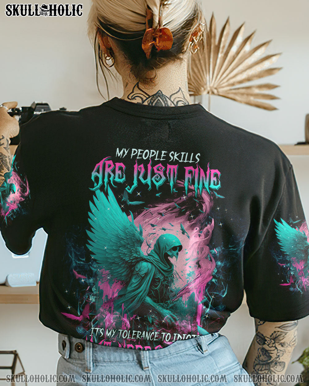 MY PEOPLE SKILLS SKULL ALL OVER PRINT – TLTW1102231