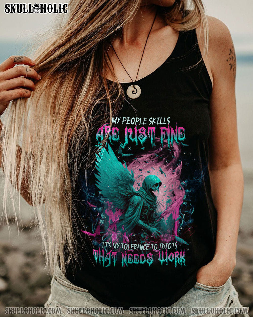 MY PEOPLE SKILLS SKULL ALL OVER PRINT – TLTW1102231