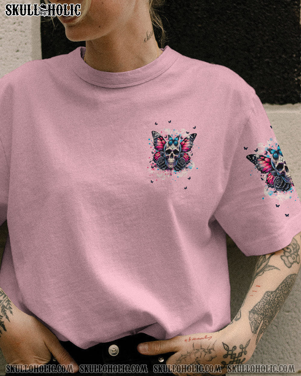 MY TATTOOS DO NOT CHANGE MY CHARACTER SKULL BUTTERFLY ALL OVER PRINT – TLNT2506243