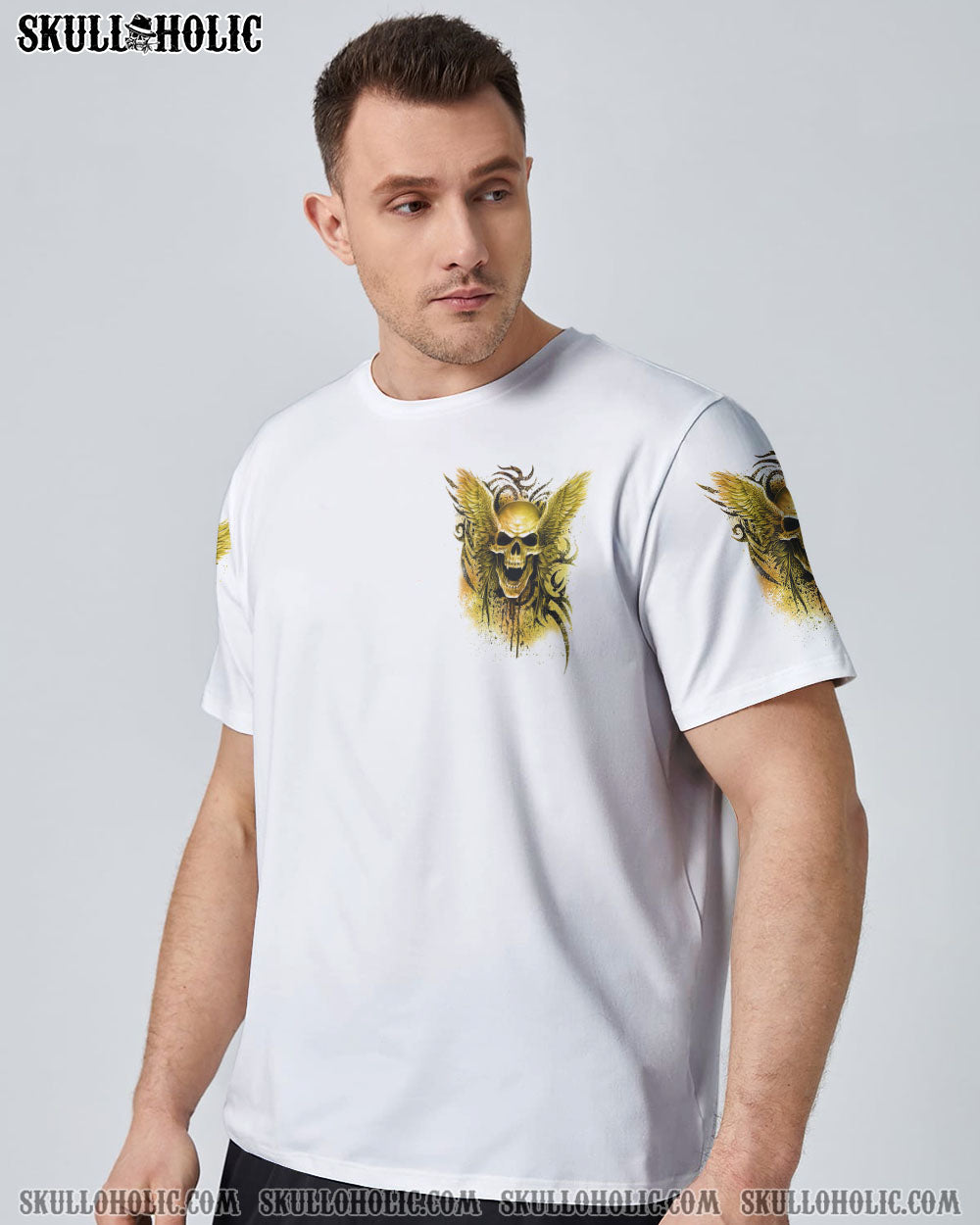 MY TEMPER CAN GO FROM ZERO SKULL ALL OVER PRINT – YHHN0102232
