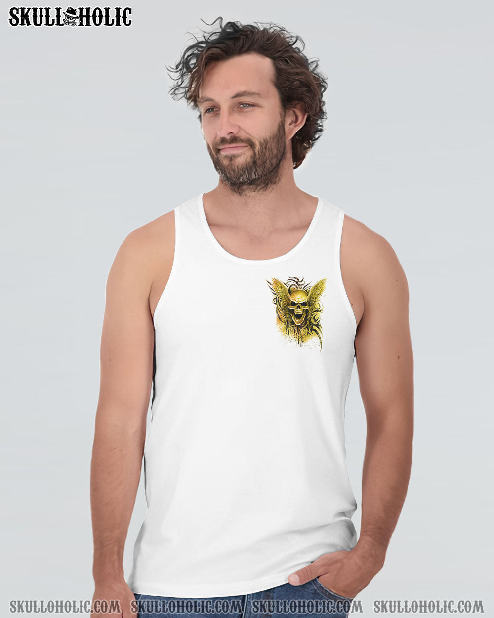 MY TEMPER CAN GO FROM ZERO SKULL ALL OVER PRINT – YHHN0102232