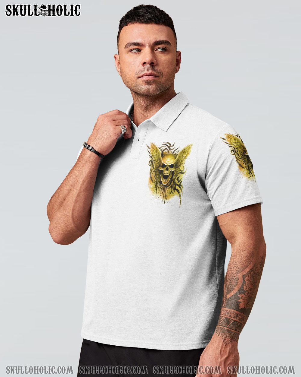 MY TEMPER CAN GO FROM ZERO SKULL ALL OVER PRINT – YHHN0102232
