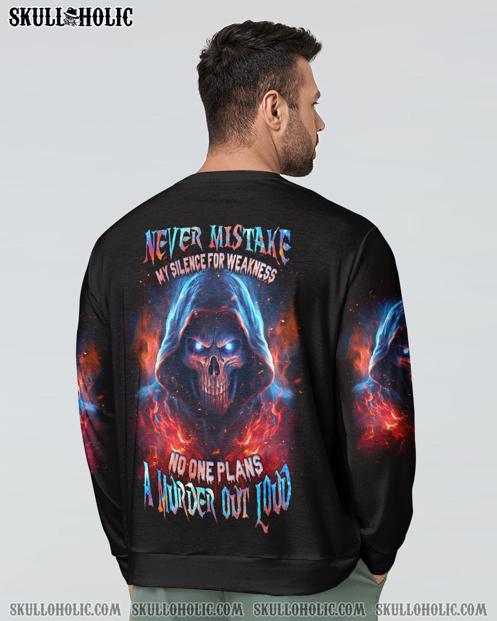NEVER MISTAKE MY SILENCE REAPER ALL OVER PRINT – TLNZ0910233