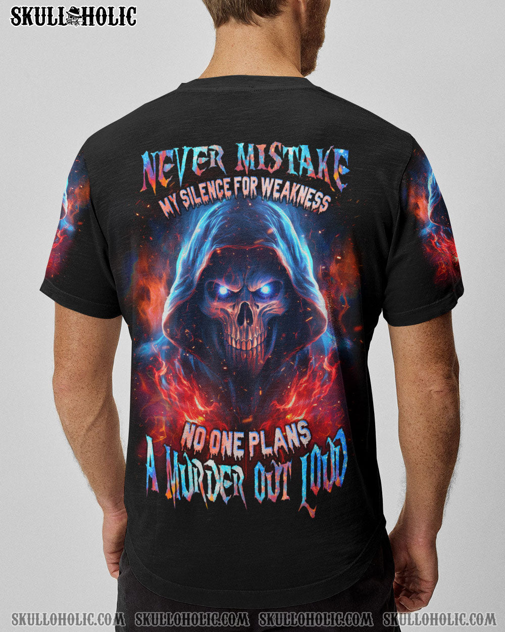 NEVER MISTAKE MY SILENCE REAPER ALL OVER PRINT – TLNZ0910233
