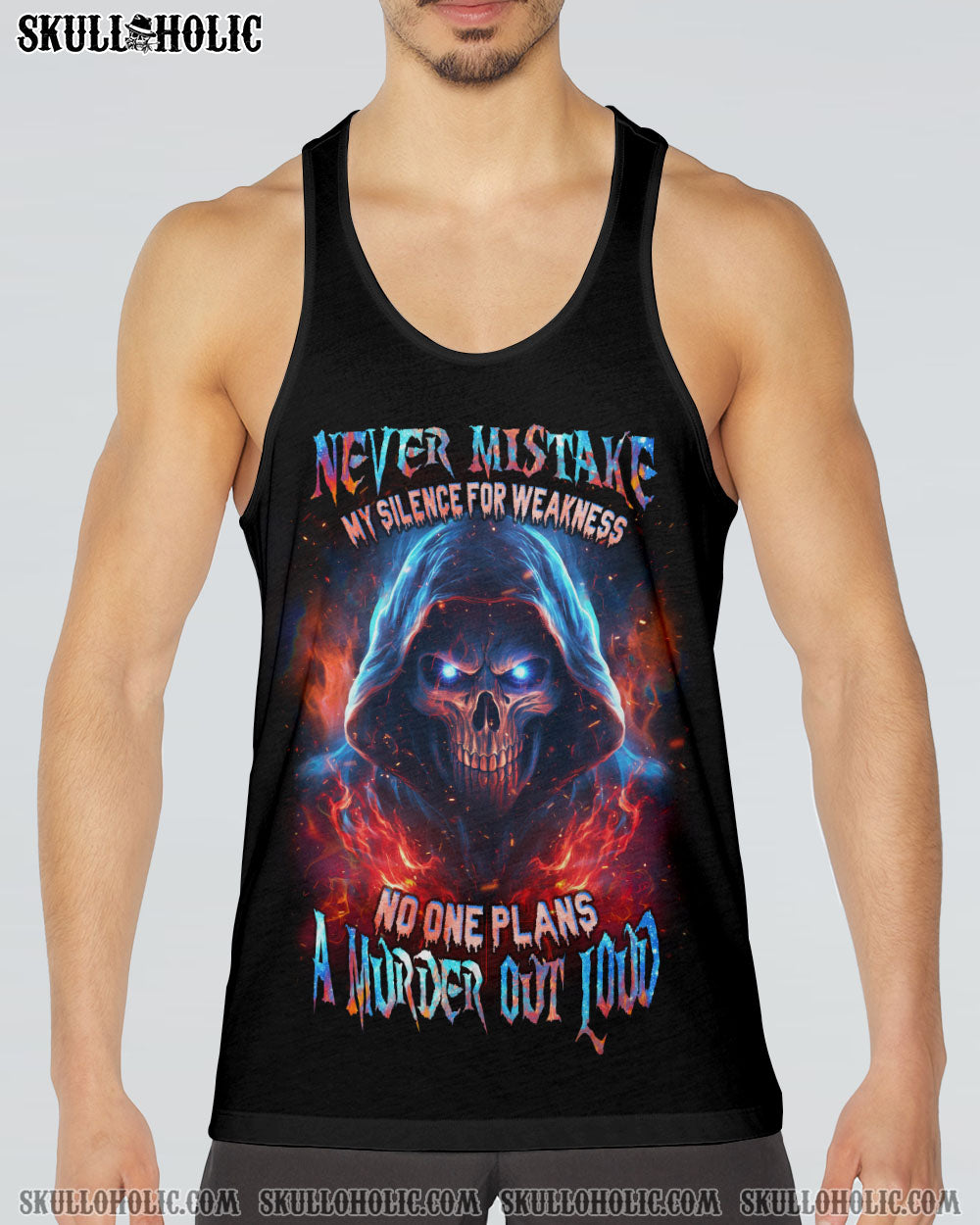 NEVER MISTAKE MY SILENCE REAPER ALL OVER PRINT – TLNZ0910233