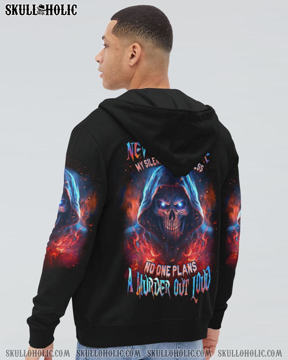 NEVER MISTAKE MY SILENCE REAPER ALL OVER PRINT – TLNZ0910233