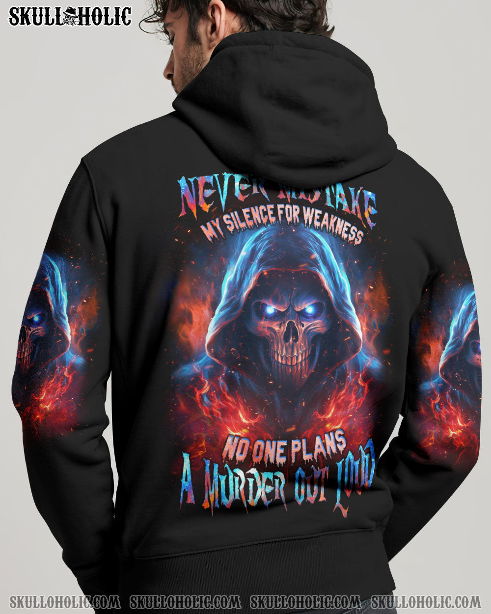 NEVER MISTAKE MY SILENCE REAPER ALL OVER PRINT – TLNZ0910233