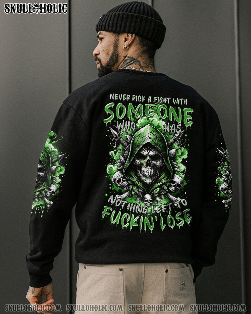 NEVER PICK A FIGHT WITH SOMEONE ALL OVER PRINT – TYTM2501242