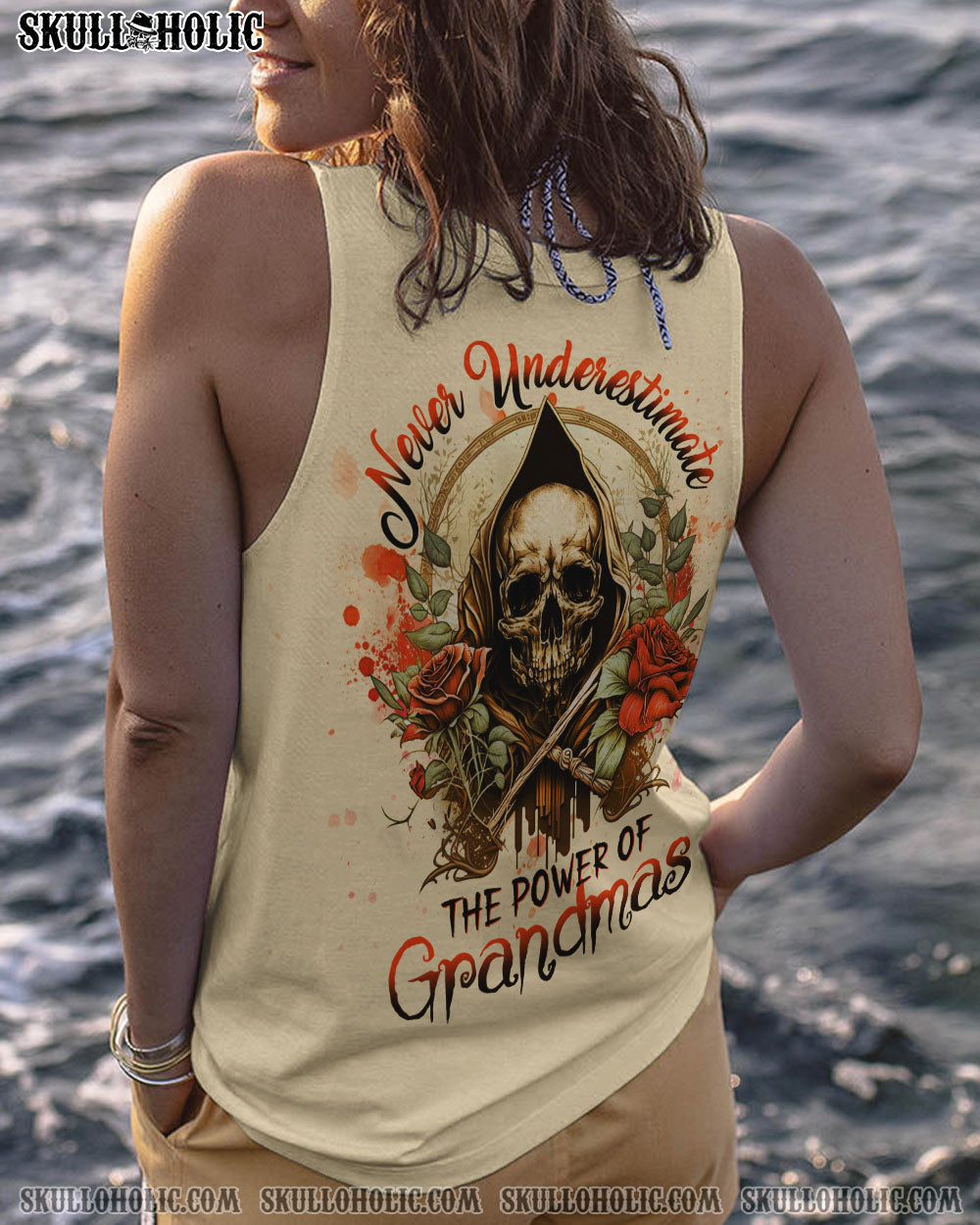 NEVER UNDERESTIMATE THE POWER OF GRANDMAS ALL OVER PRINT – YHHG0803232