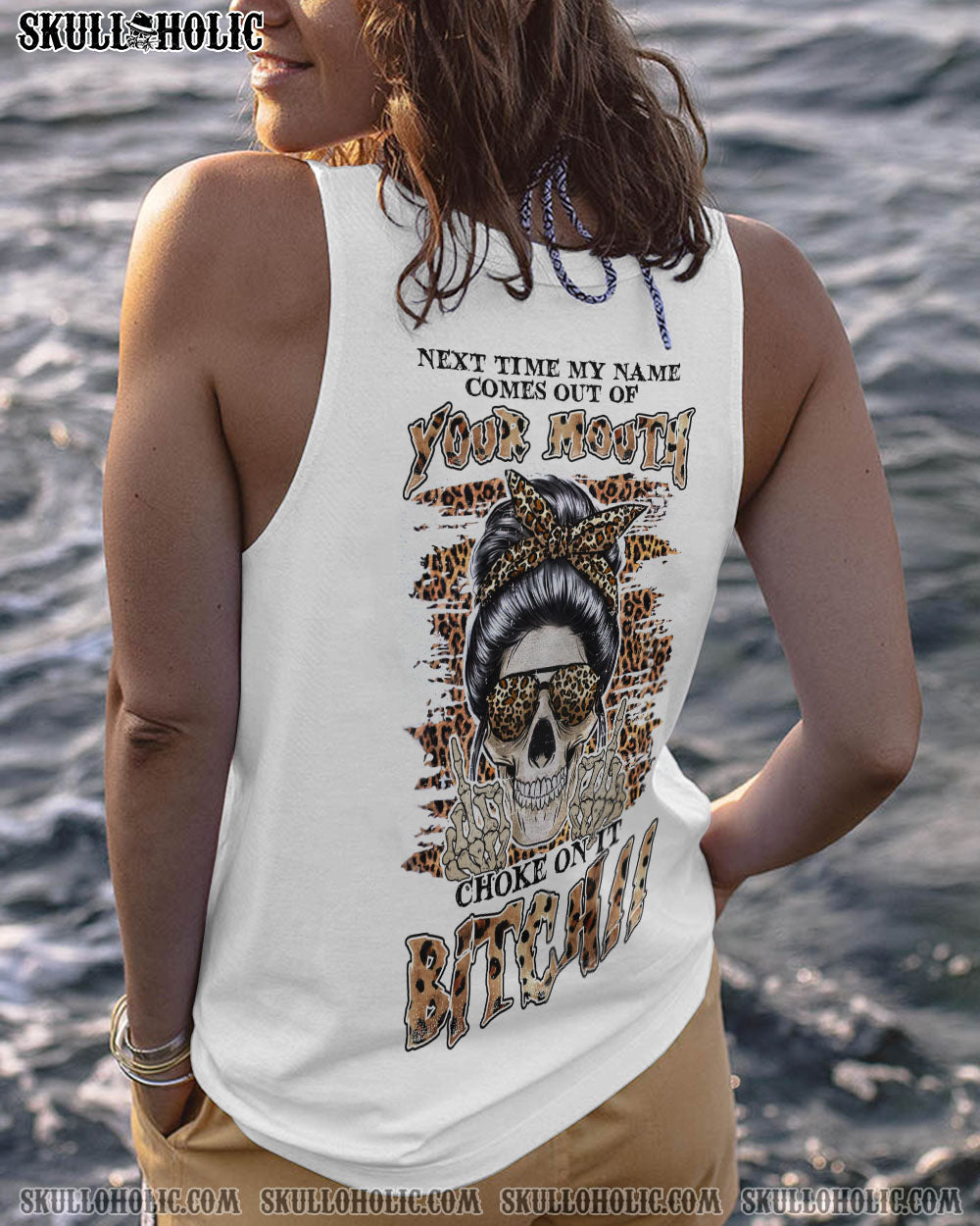 NEXT TIME MY NAME COMES OUT LEOPARD MESSY BUN ALL OVER PRINT – TLNZ0202232