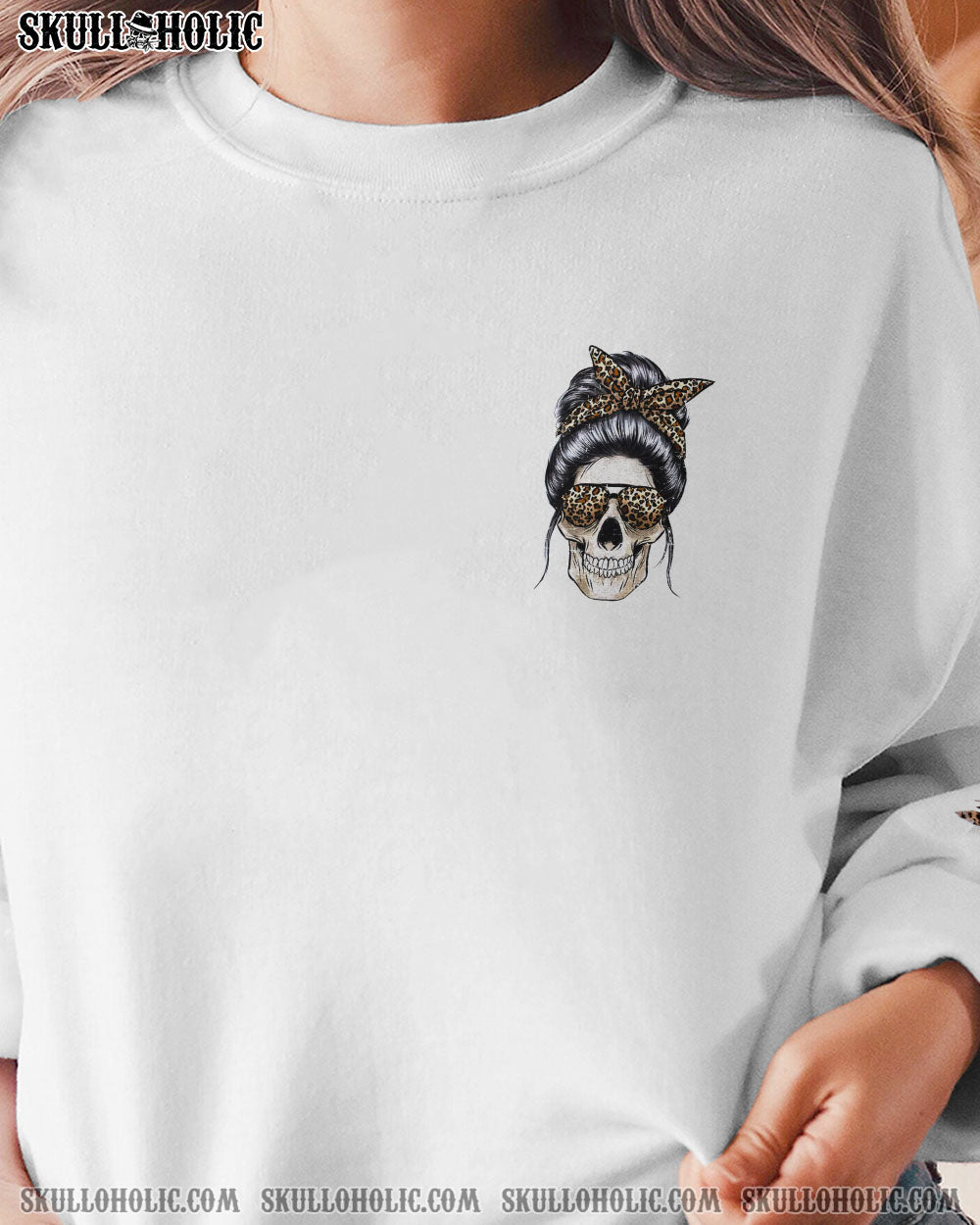 NEXT TIME MY NAME COMES OUT LEOPARD MESSY BUN ALL OVER PRINT – TLNZ0202232