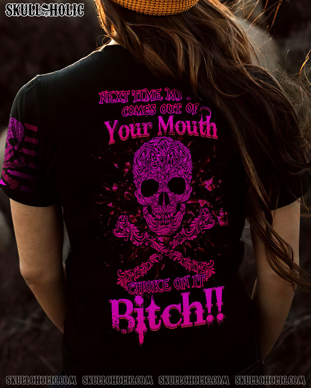 NEXT TIME MY NAME COMES OUT SKULL BONES ALL OVER PRINT – TLNZ1402232