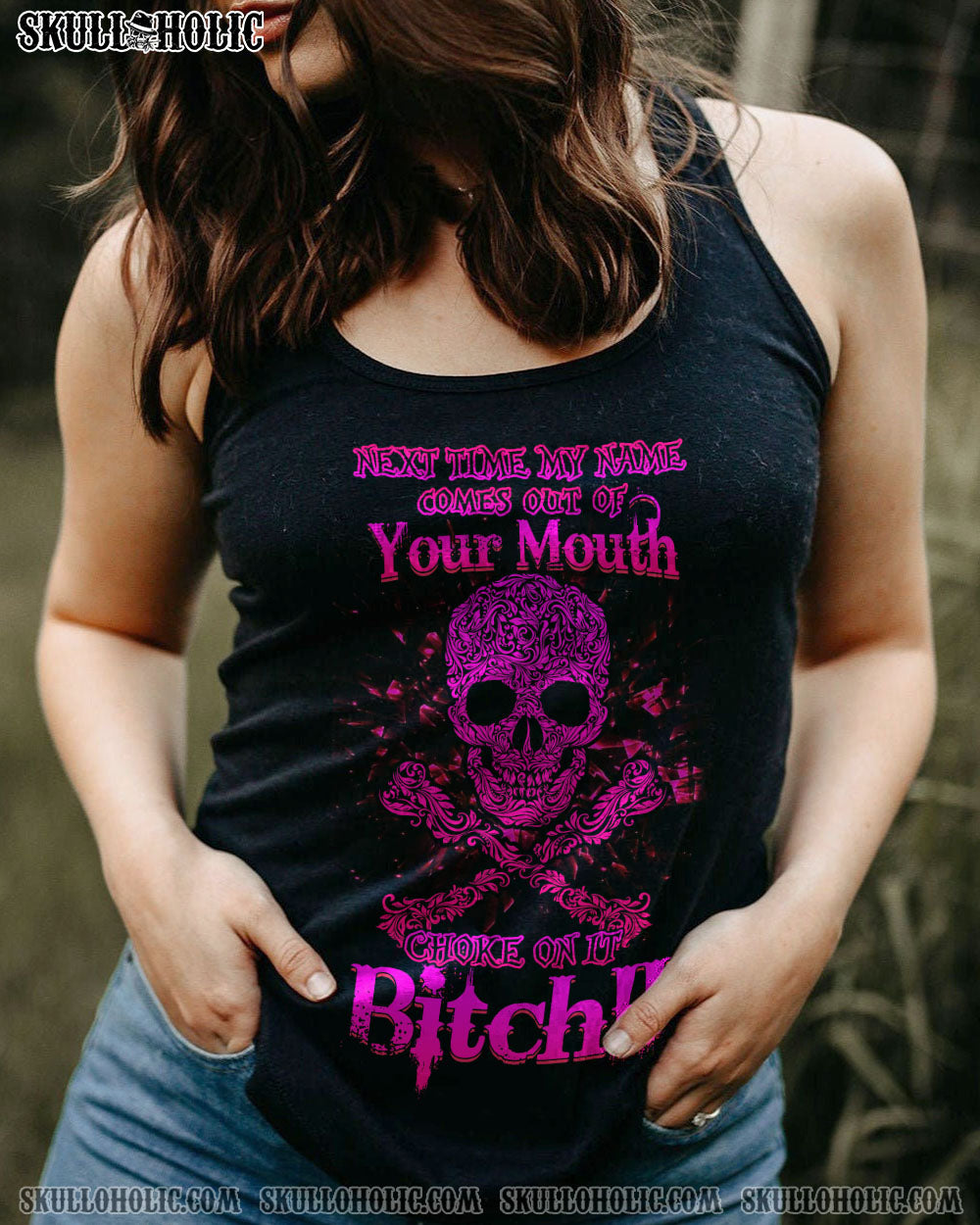 NEXT TIME MY NAME COMES OUT SKULL BONES ALL OVER PRINT – TLNZ1402232