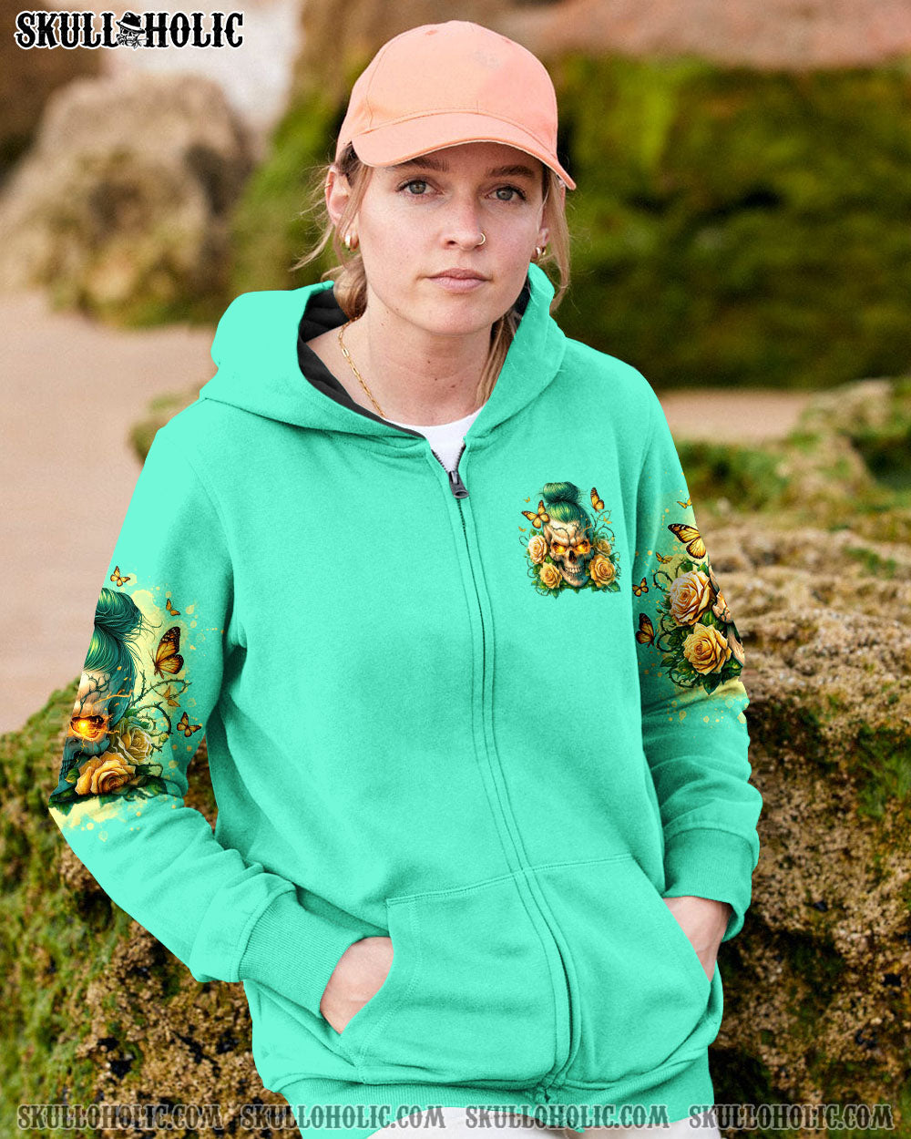 NEXT TIME MY NAMES COMES OUT MESSY BUN SKULL ALL OVER PRINT – TLNO2207241