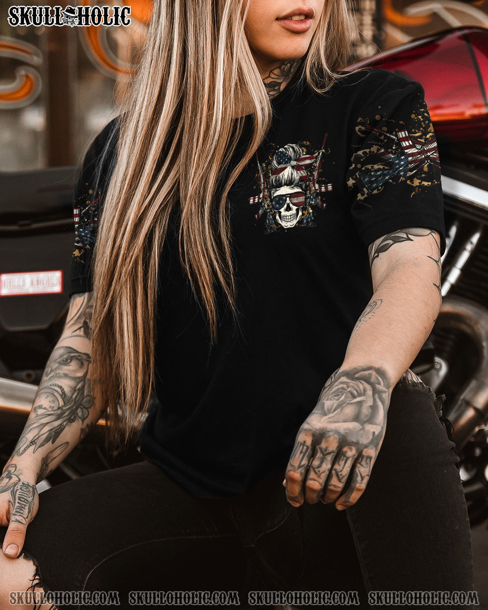 NOT A PEPPER SPRAY KINDA GIRL ALL OVER PRINT – YHHG0404232