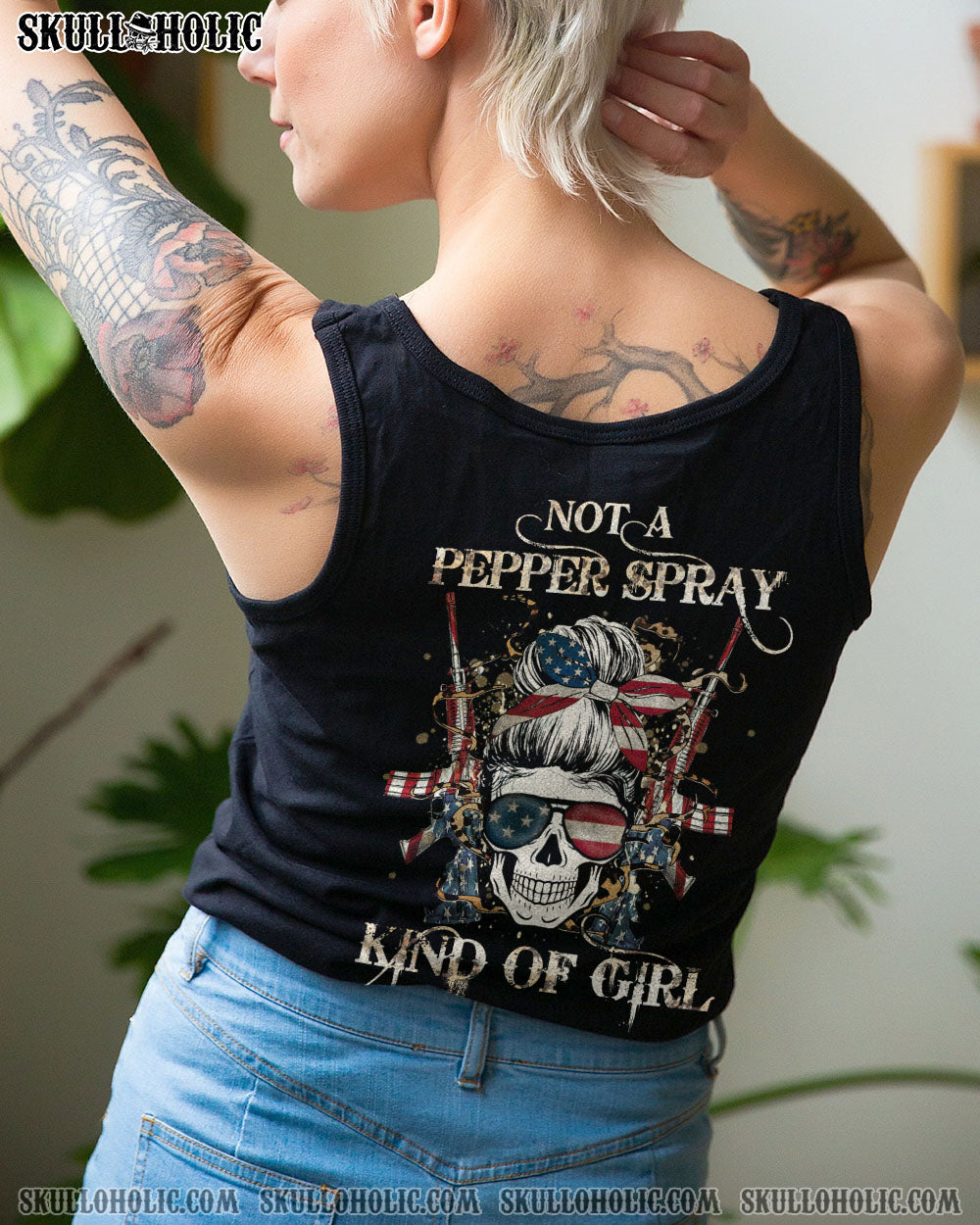 NOT A PEPPER SPRAY KINDA GIRL ALL OVER PRINT – YHHG0404232