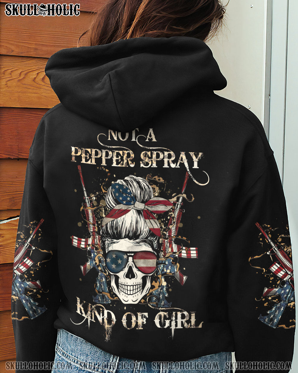 NOT A PEPPER SPRAY KINDA GIRL ALL OVER PRINT – YHHG0404232