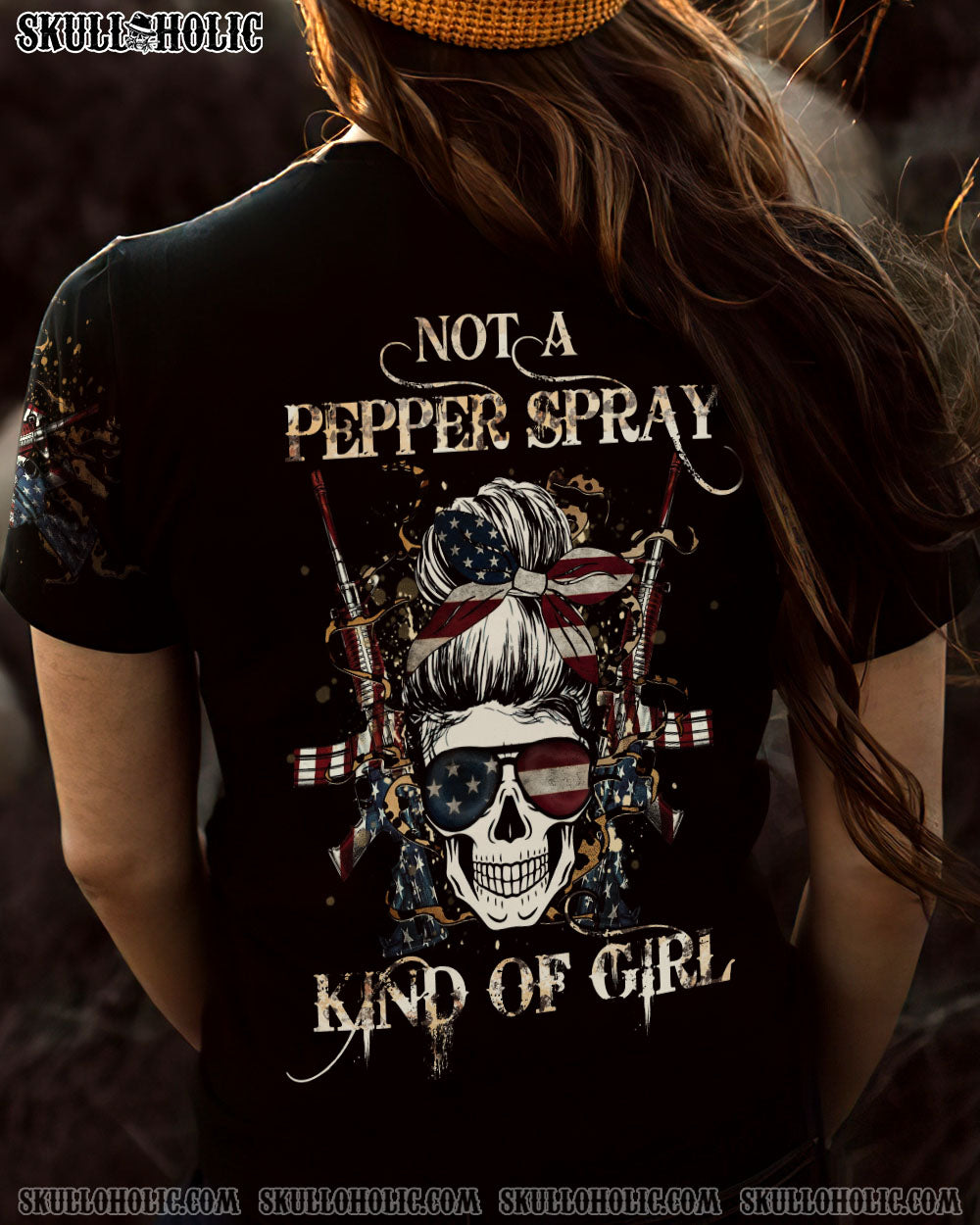 NOT A PEPPER SPRAY KINDA GIRL ALL OVER PRINT – YHHG0404232