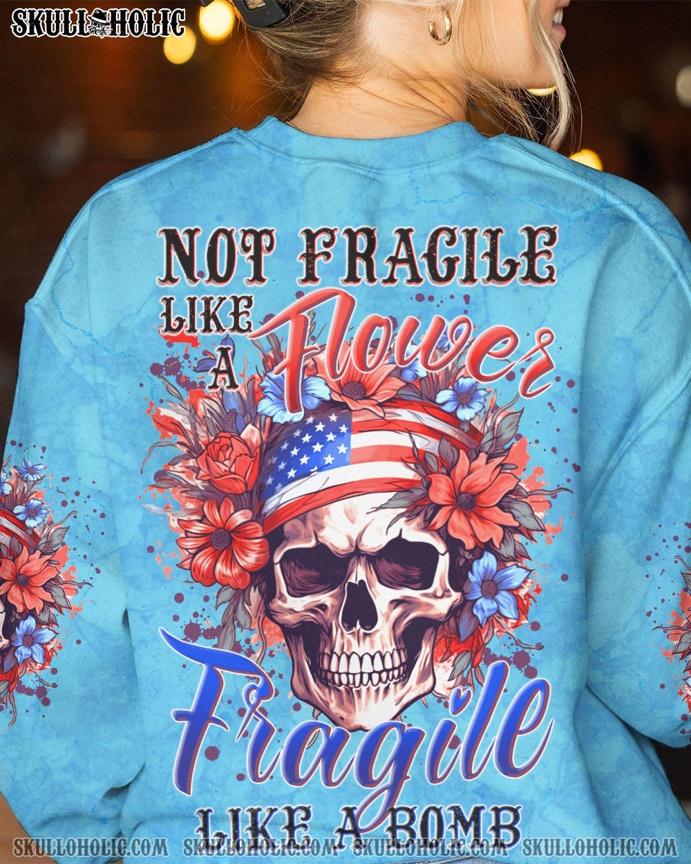 NOT FRAGILE LIKE A FLOWER ALL OVER PRINT – TYTM1606231