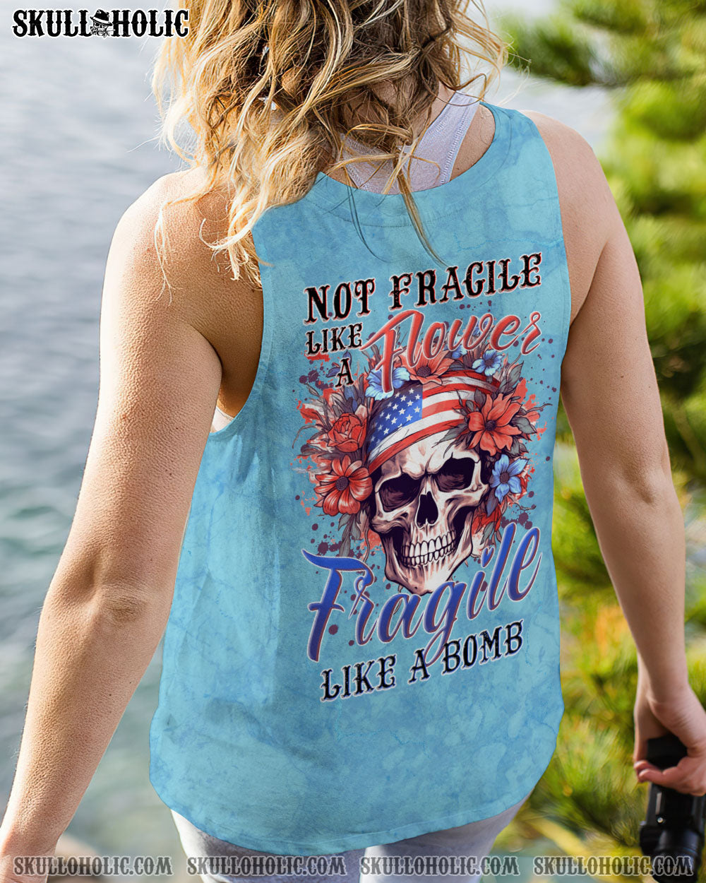 NOT FRAGILE LIKE A FLOWER ALL OVER PRINT – TYTM1606231