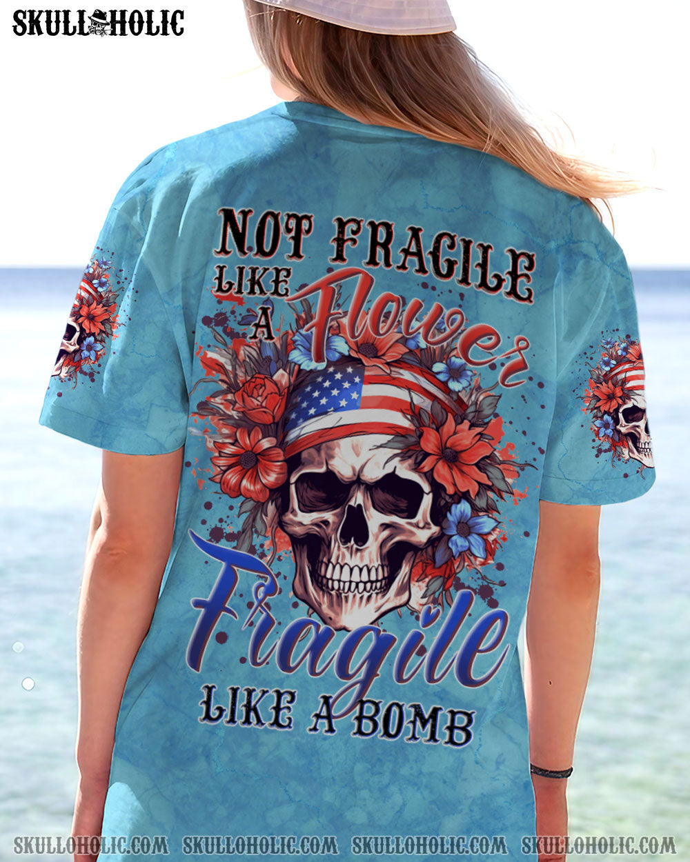 NOT FRAGILE LIKE A FLOWER ALL OVER PRINT – TYTM1606231
