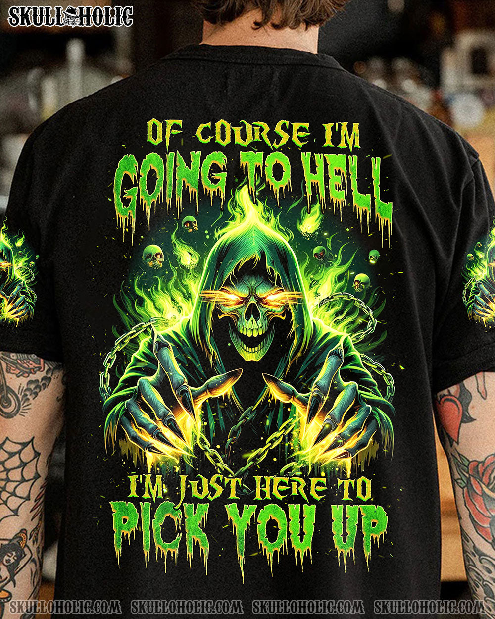 OF COURSE I'M GOING TO HELL REAPER ALL OVER PRINT - TLNZ2204241