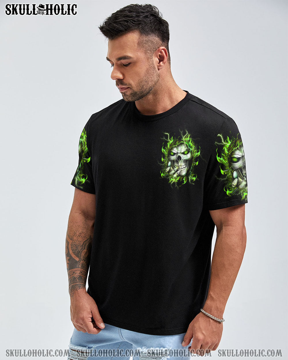 OF COURSE I’M GOING TO HELL SKULL ALL OVER PRINT – YHHN1502232
