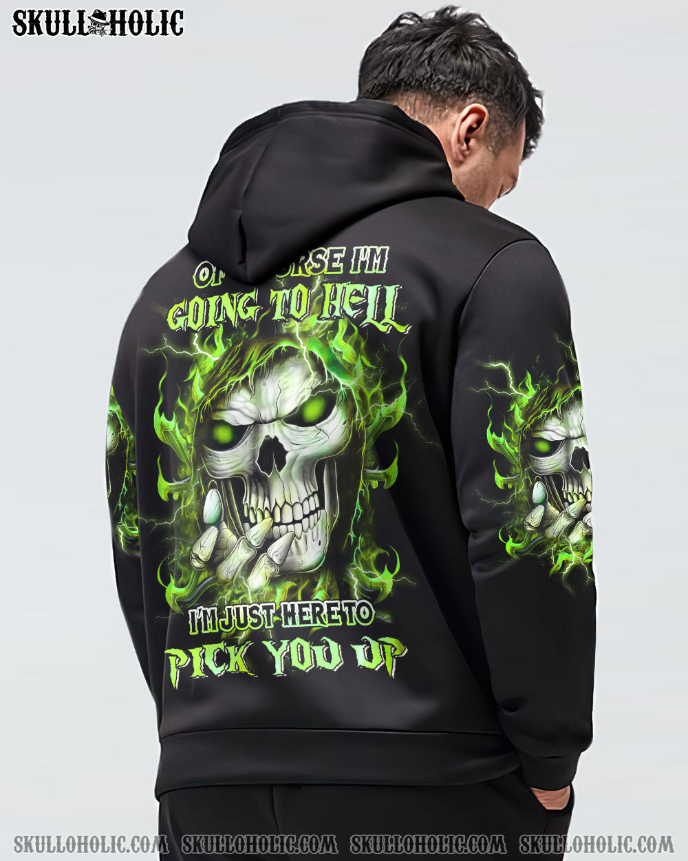 OF COURSE I’M GOING TO HELL SKULL ALL OVER PRINT – YHHN1502232