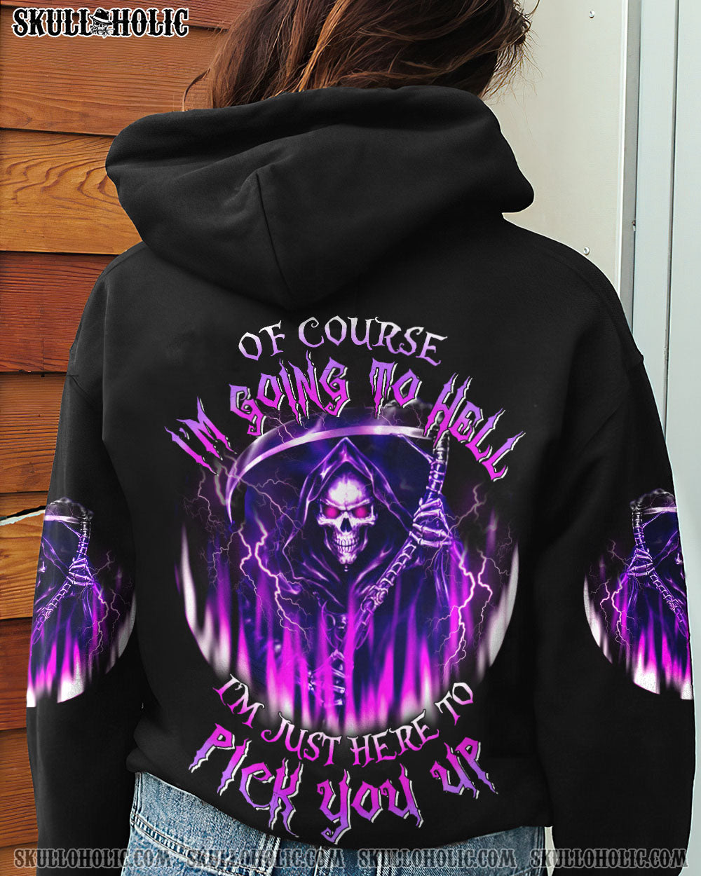 OF COURSE I’M GOING TO HELL SKULL ALL OVER PRINT – YHLN1303231