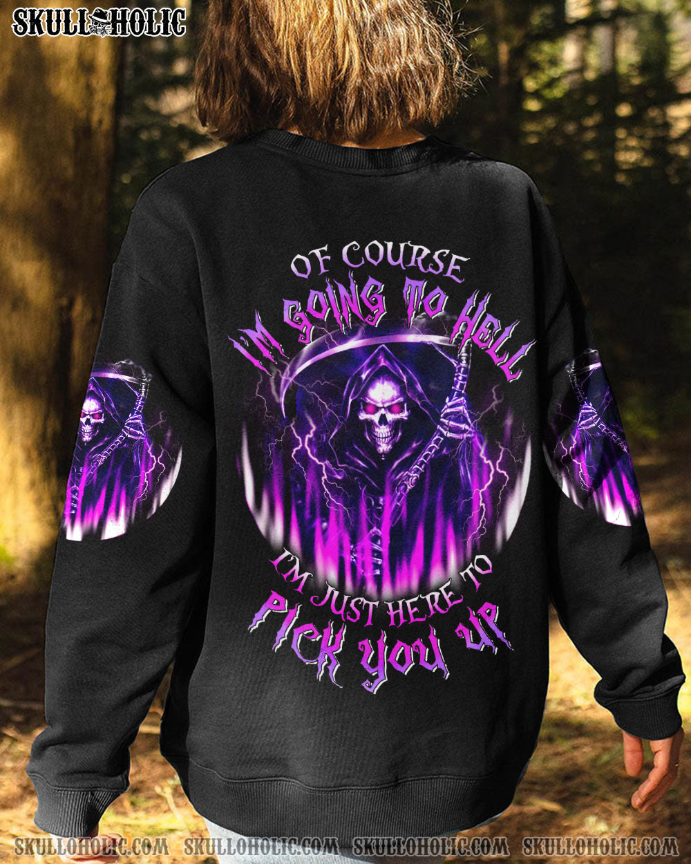 OF COURSE I’M GOING TO HELL SKULL ALL OVER PRINT – YHLN1303231