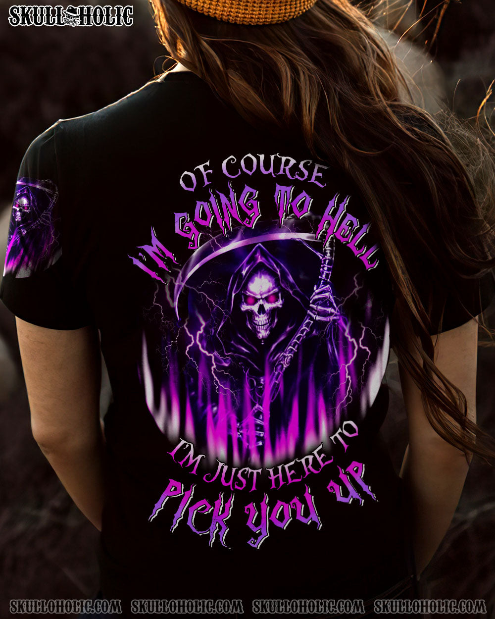 OF COURSE I’M GOING TO HELL SKULL ALL OVER PRINT – YHLN1303231
