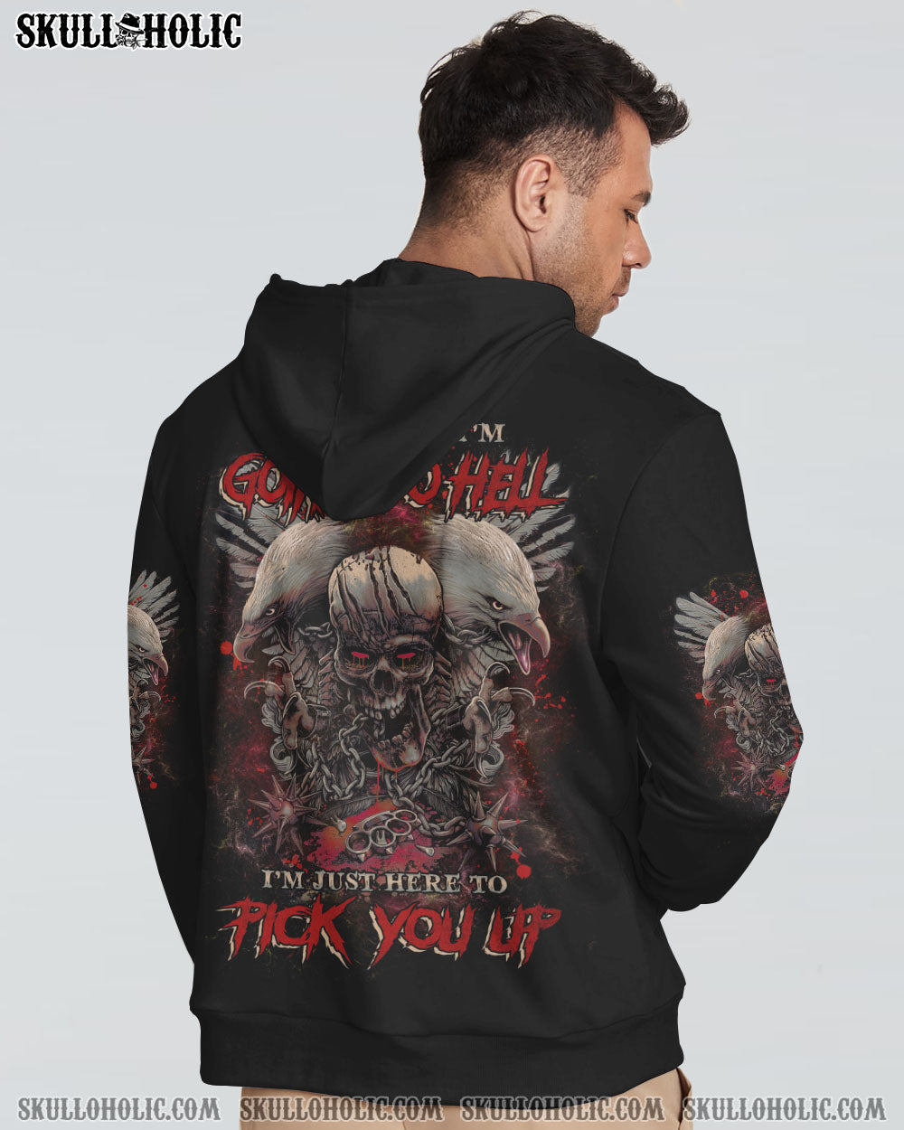 OF COURSE I’M GOING TO HELL SKULL EAGLE ALL OVER PRINT – TLNZ0702231