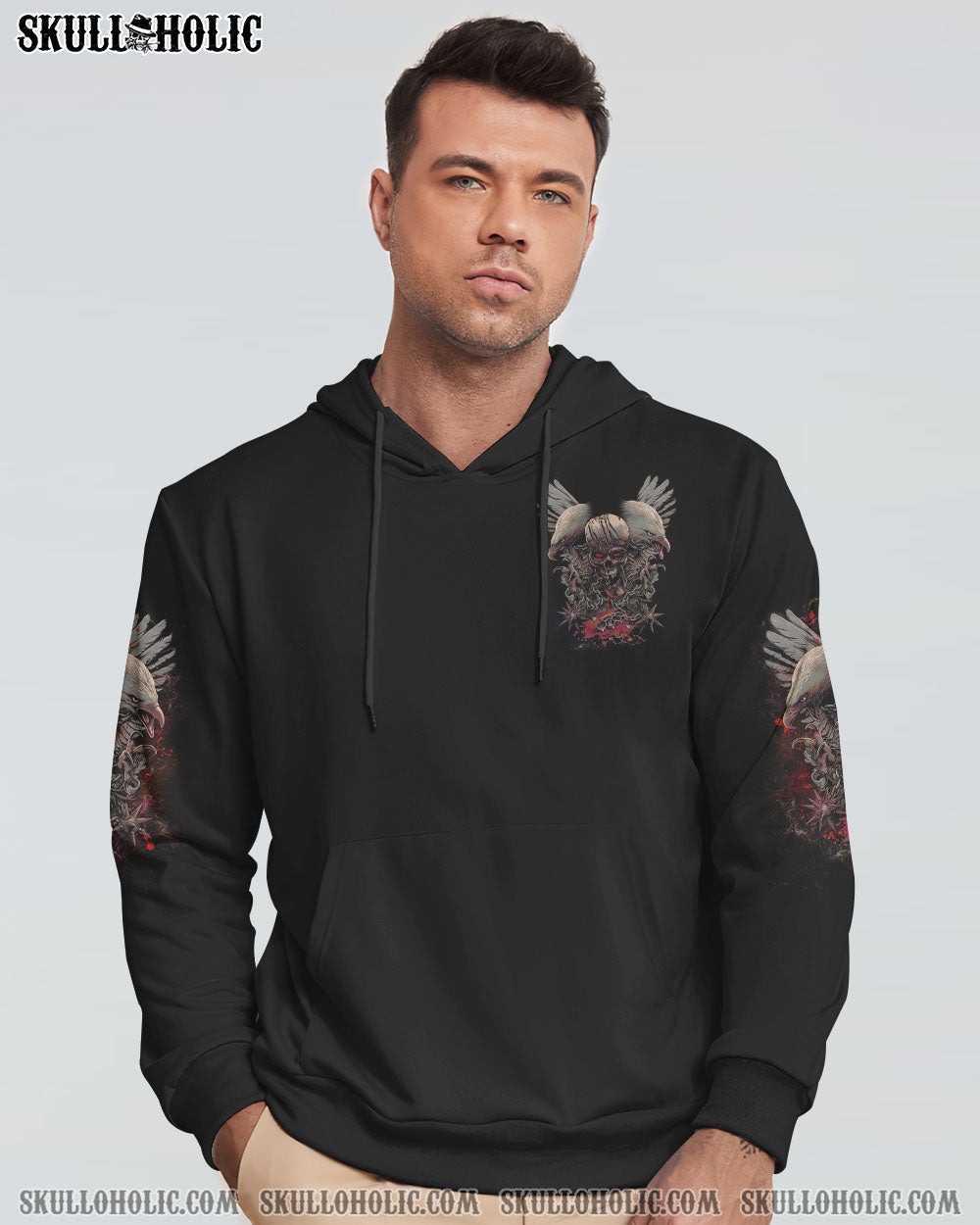 OF COURSE I’M GOING TO HELL SKULL EAGLE ALL OVER PRINT – TLNZ0702231