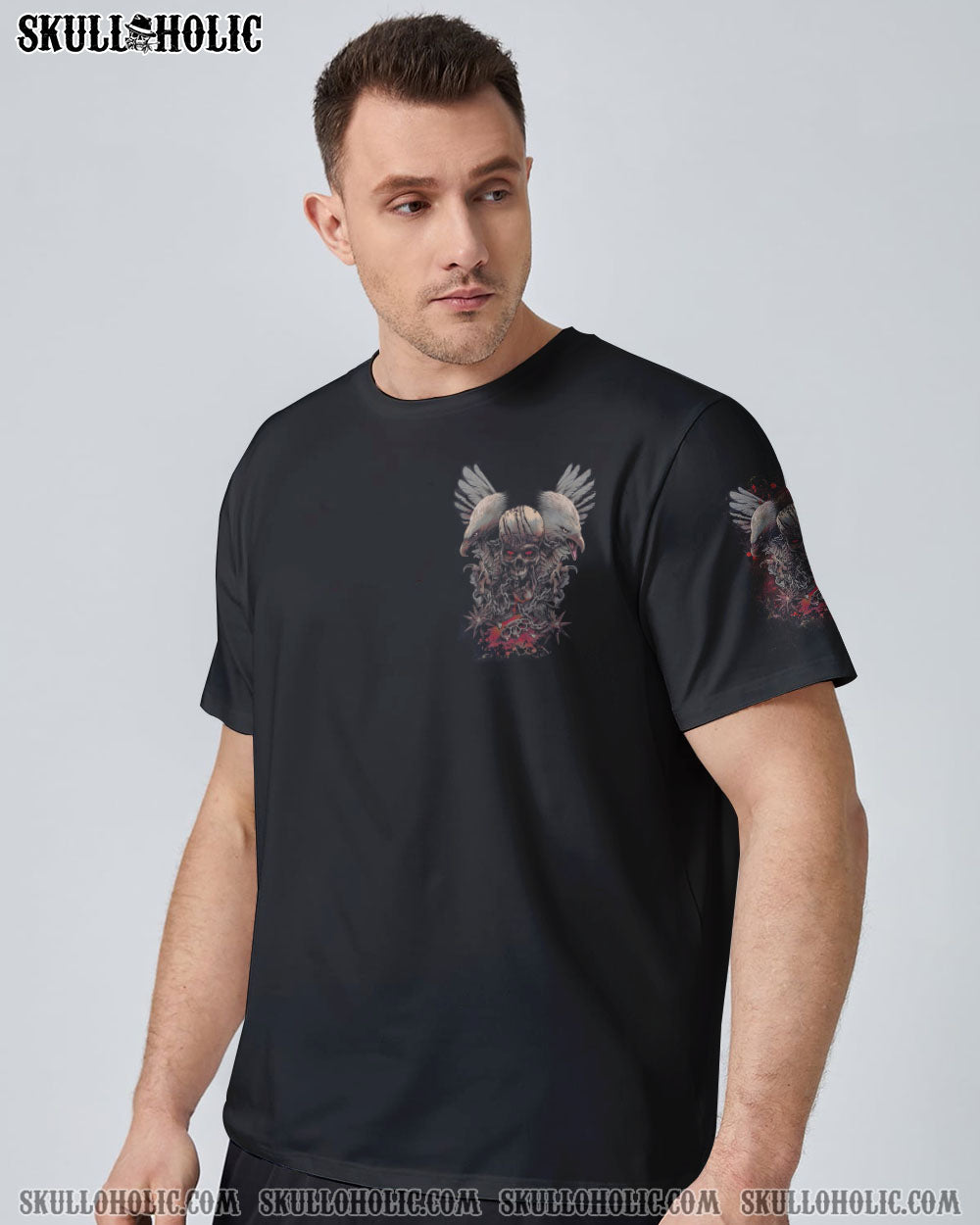 OF COURSE I’M GOING TO HELL SKULL EAGLE ALL OVER PRINT – TLNZ0702231
