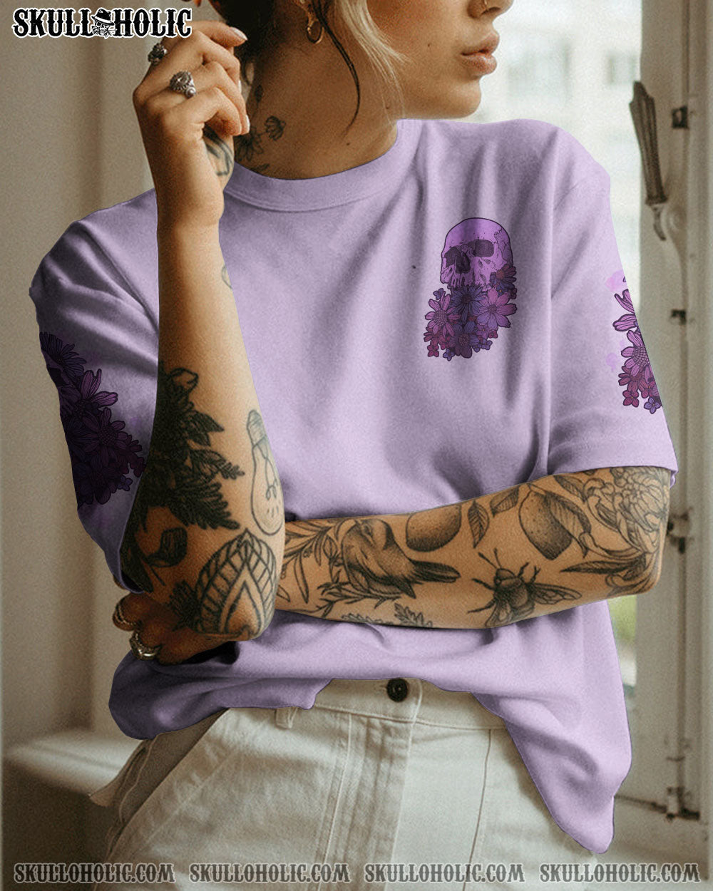 ONCE UPON A TIME I WAS SWEET SKULL FLOWER ALL OVER PRINT – TLTR2712222
