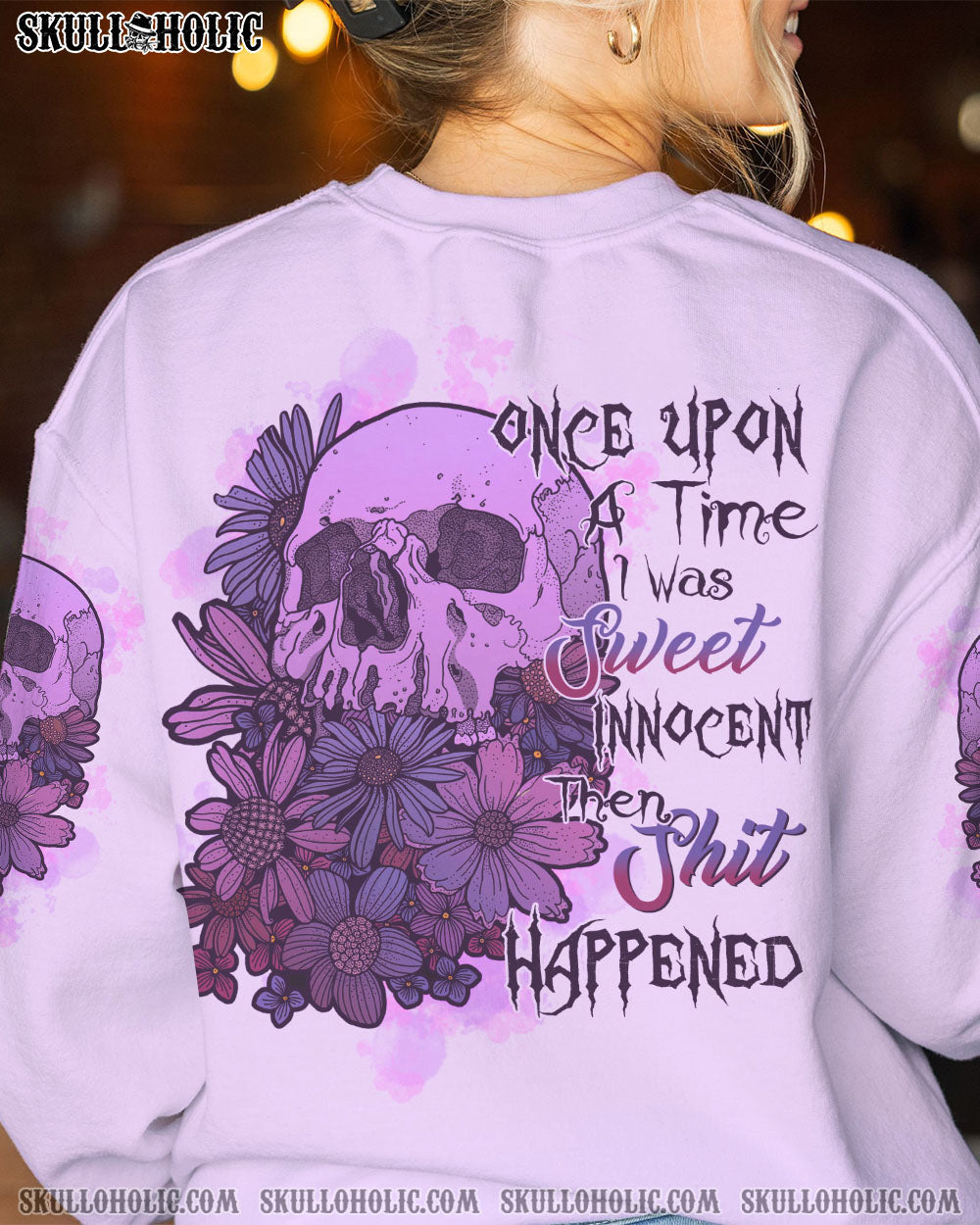 ONCE UPON A TIME I WAS SWEET SKULL FLOWER ALL OVER PRINT – TLTR2712222