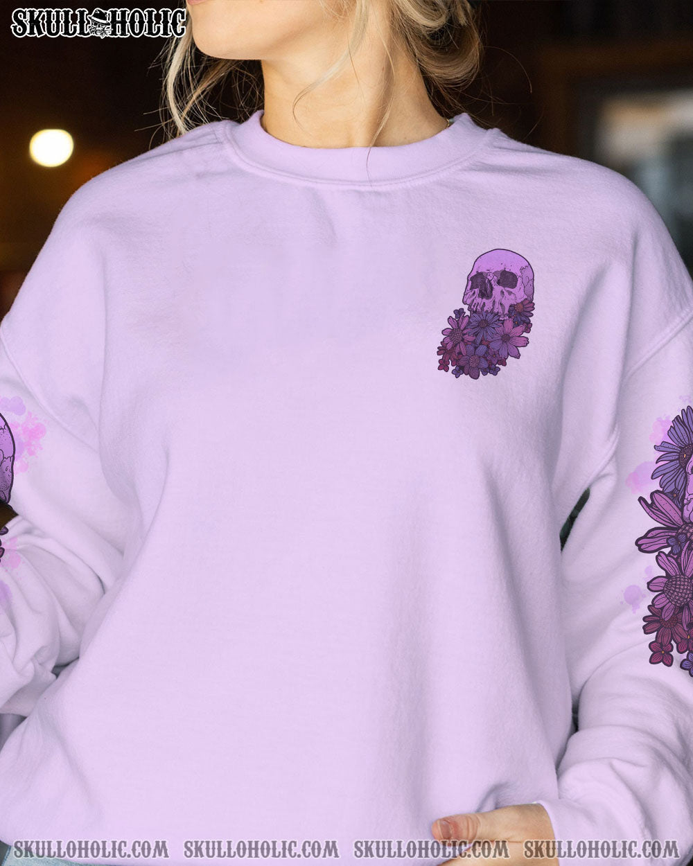 ONCE UPON A TIME I WAS SWEET SKULL FLOWER ALL OVER PRINT – TLTR2712222