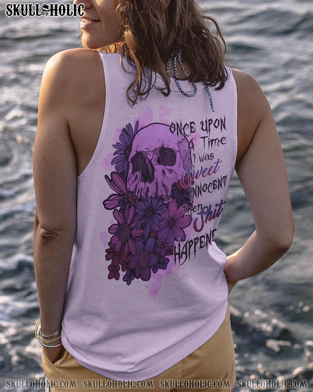 ONCE UPON A TIME I WAS SWEET SKULL FLOWER ALL OVER PRINT – TLTR2712222
