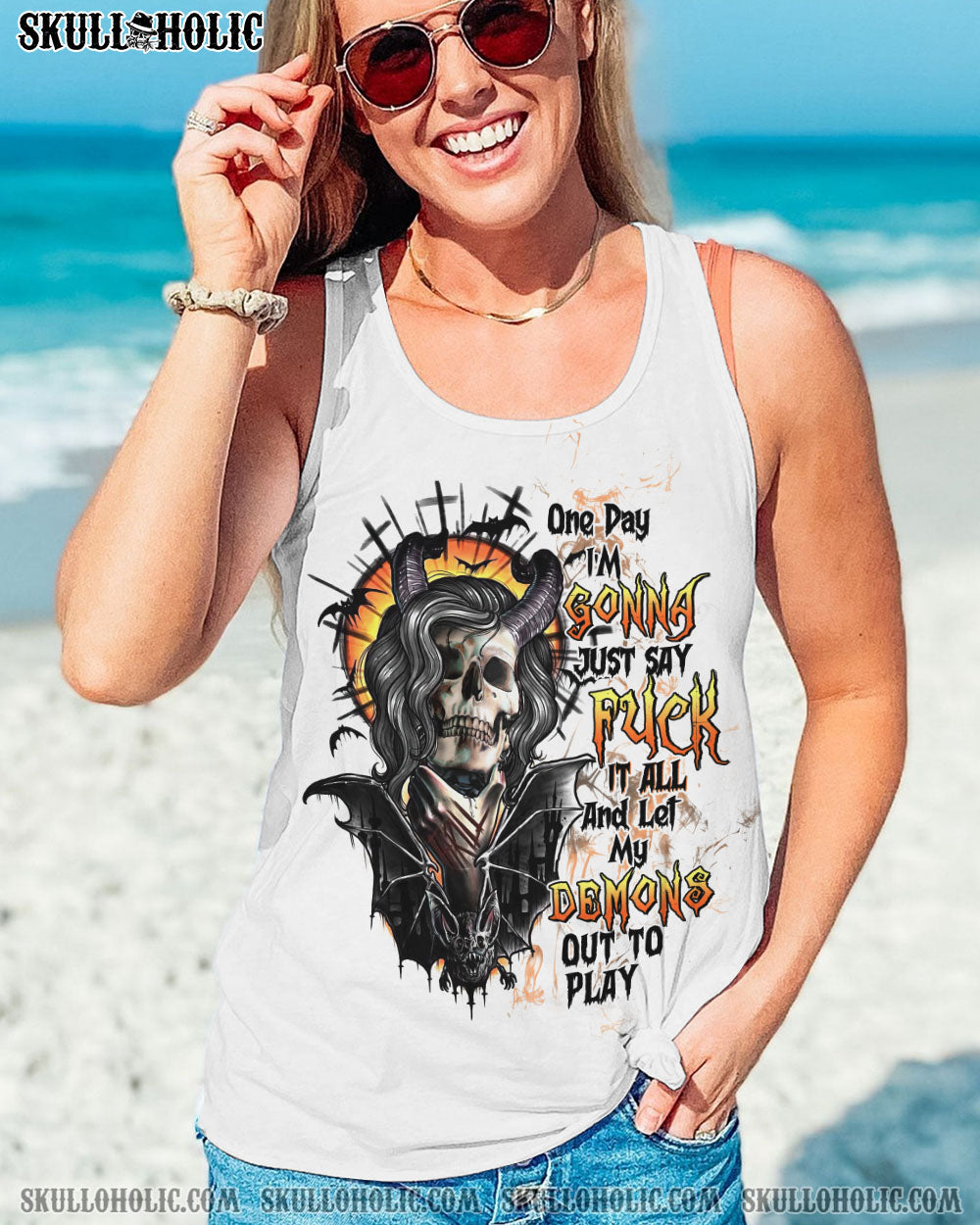 ONE DAY DEMONS SKULL ALL OVER PRINT – TLTW2312222