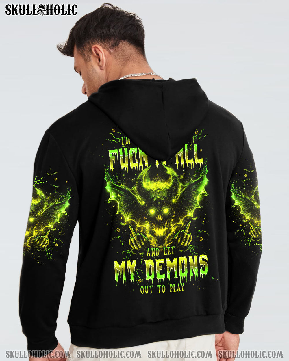 ONE DAY I’M GONNA JUST SAY DEMON SKULL ALL OVER PRINT – TLPQ0204242
