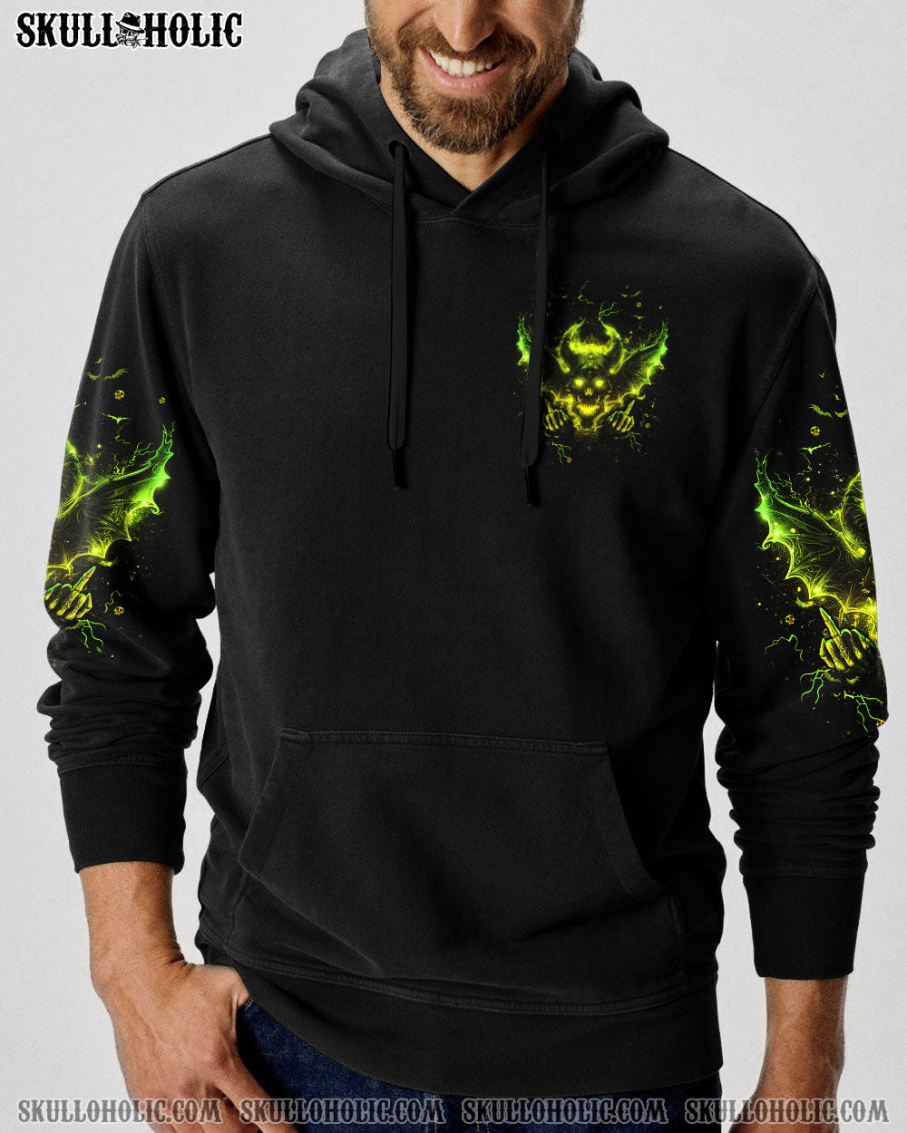 ONE DAY I’M GONNA JUST SAY DEMON SKULL ALL OVER PRINT – TLPQ0204242