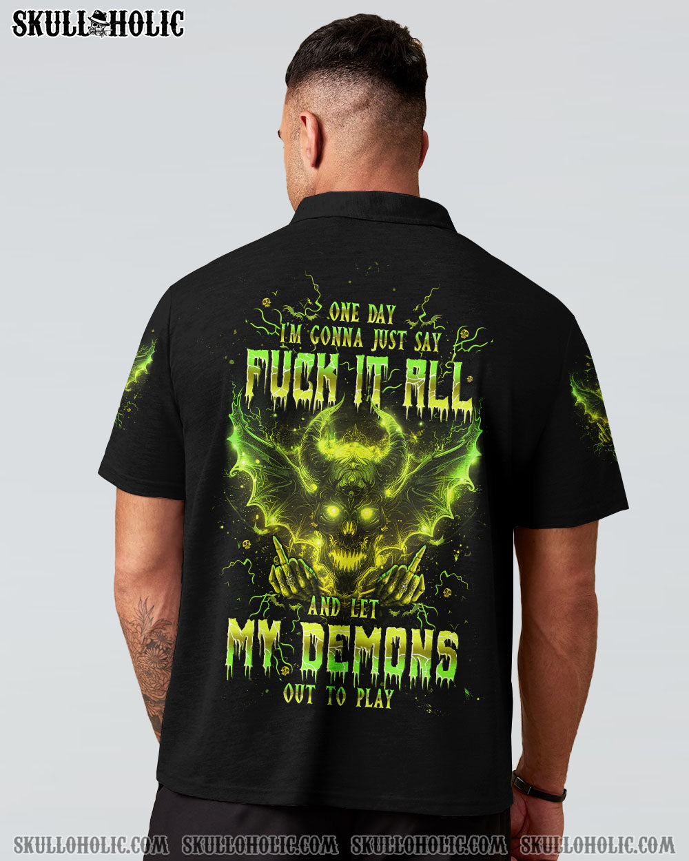 ONE DAY I’M GONNA JUST SAY DEMON SKULL ALL OVER PRINT – TLPQ0204242