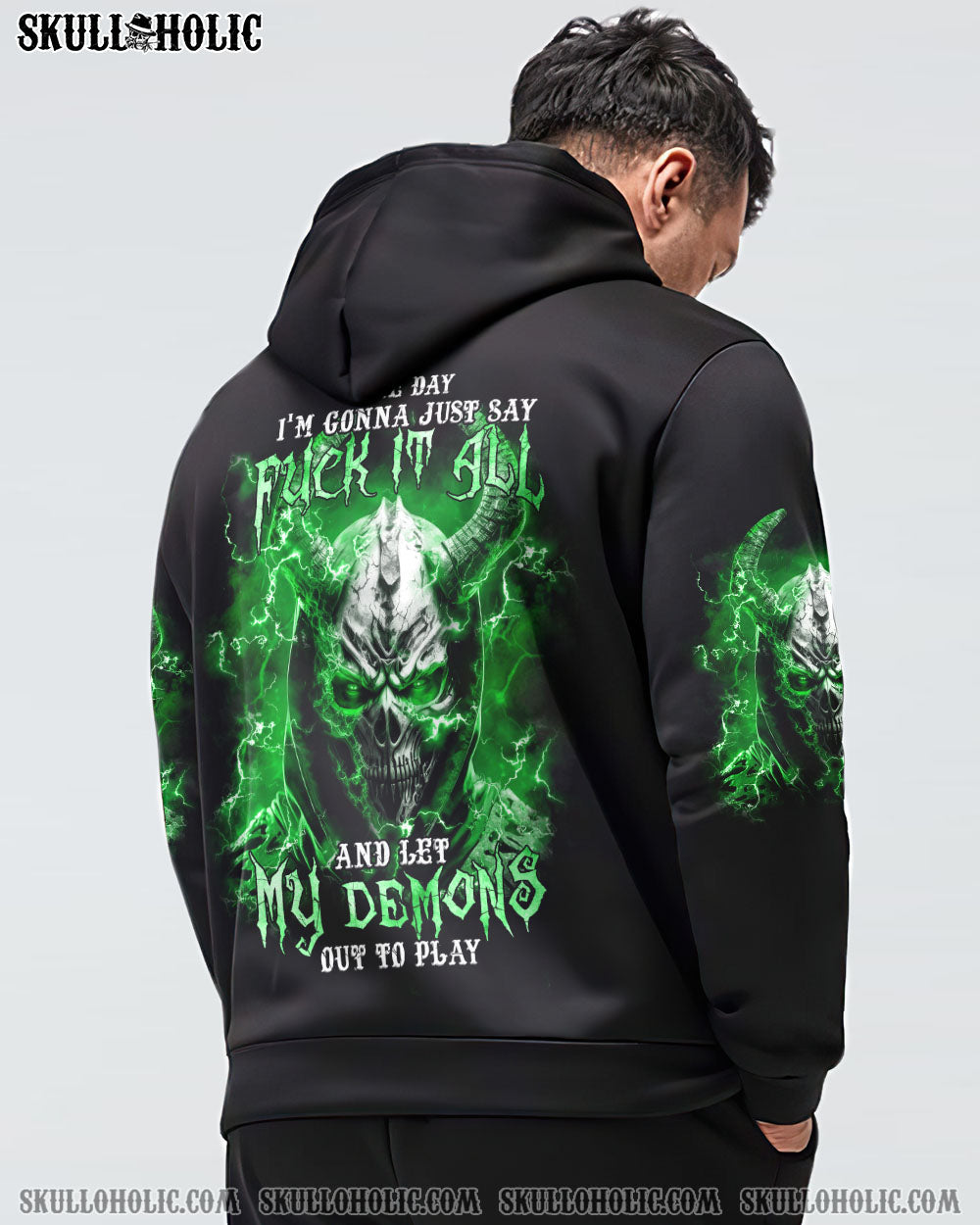 ONE DAY I’M GONNA JUST SAY DEMON SKULL ALL OVER PRINT – TLTM1502232