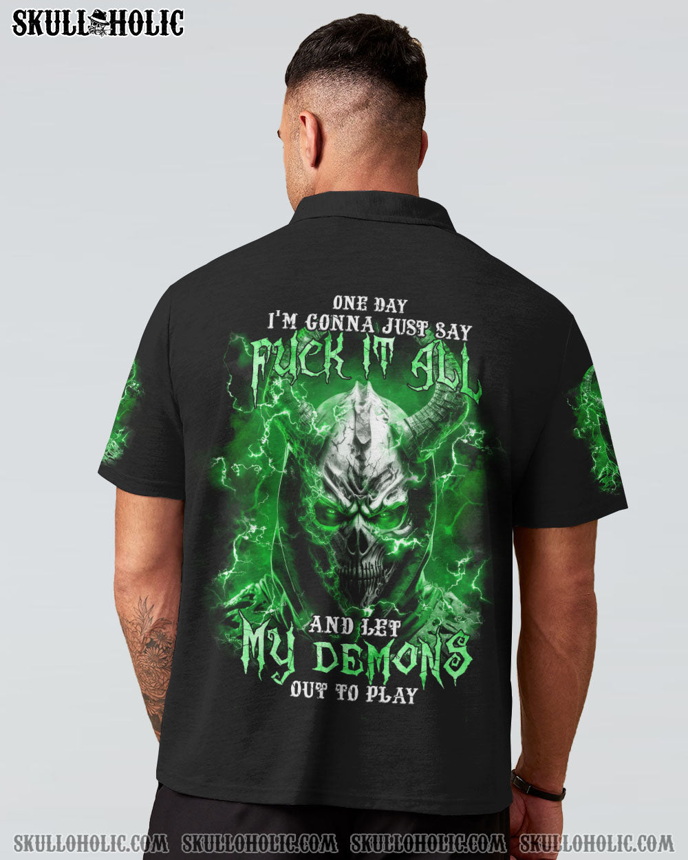 ONE DAY I’M GONNA JUST SAY DEMON SKULL ALL OVER PRINT – TLTM1502232