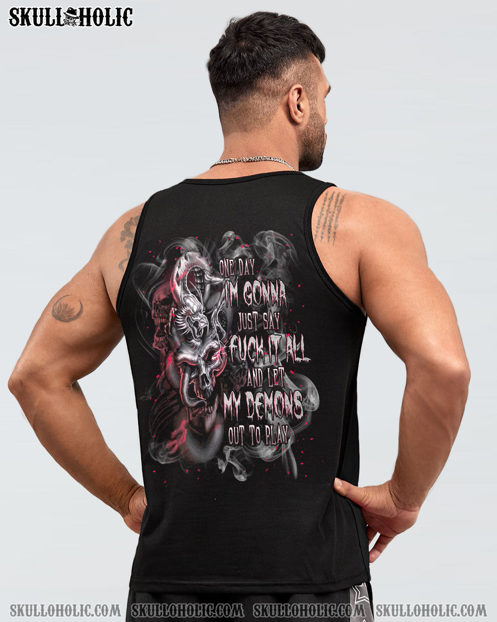 ONE DAY I’M GONNA JUST SAY DRAGON SKULL ALL OVER PRINT – TLNT0805243