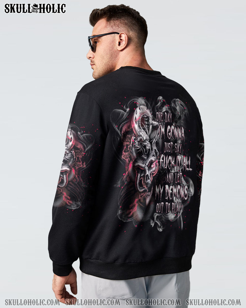 ONE DAY I’M GONNA JUST SAY DRAGON SKULL ALL OVER PRINT – TLNT0805243