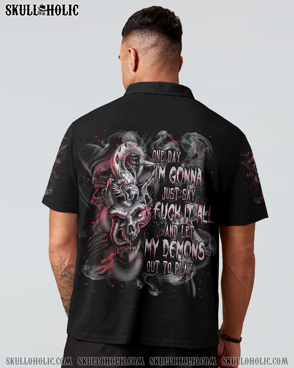 ONE DAY I’M GONNA JUST SAY DRAGON SKULL ALL OVER PRINT – TLNT0805243