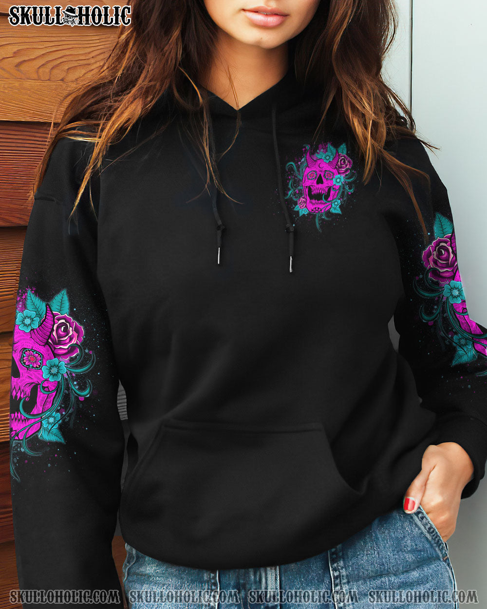 ONE DAY I’M GONNA JUST SAY FCK IT ALL SKULL ALL OVER PRINT – YHDU0704233