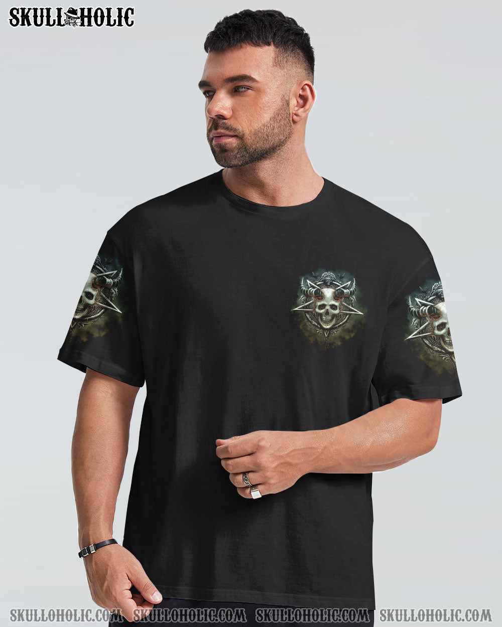 ONE DAY I’M GONNA JUST SAY HORN SKULL ALL OVER PRINT – TLTM1102232