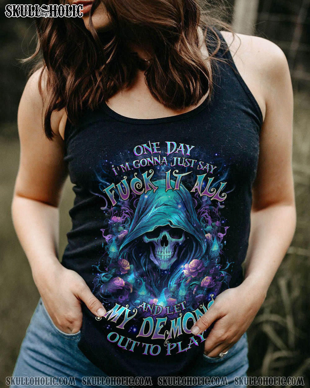 ONE DAY I’M GONNA JUST SAY REAPER ROSE ALL OVER PRINT – TLNZ1203245